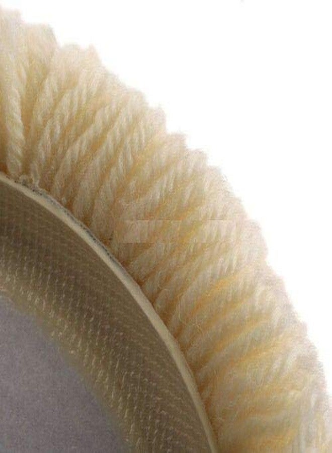 دي آي واي كرافتس مجموعة أدوات تلميع السيارات اليدوية، 4 قطع، لون أبيض كريمي، 7 بوصات، وسادة صوف ناعمة لاصقة، طقم تلميع وتنظيف الأرضيات والأثاث والزجاج والسيارات والفولاذ وأدوات المائدة (عبوة من 4 قطع، لون أبيض كريمي) - Image 5